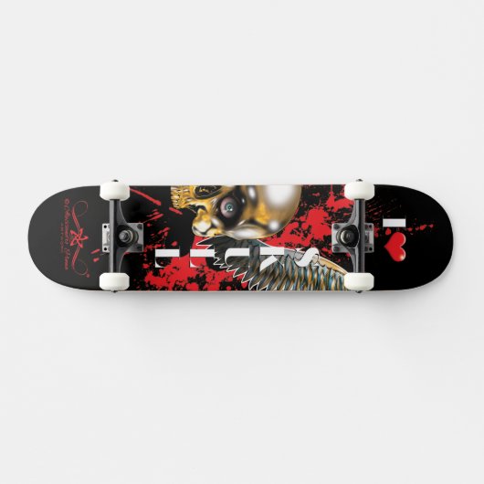 I❤ Schedel 2/10 Skateboard (Horizontaal)