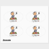 I Scrapbook ovale Stickers (Vel)