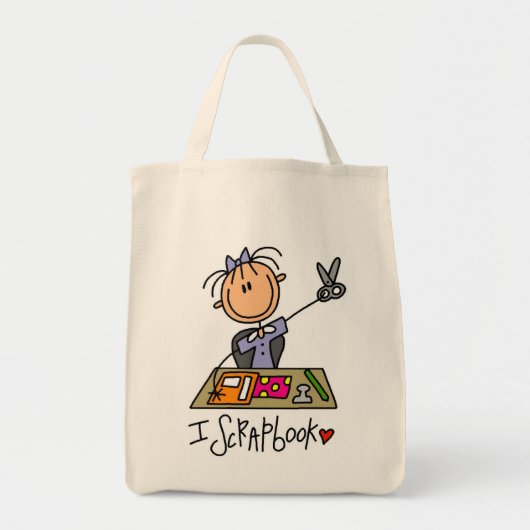 I Scrapbook Tote Bag (Voorkant)