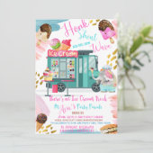 I-Scream Birthday Invitation Card (Debout devant)