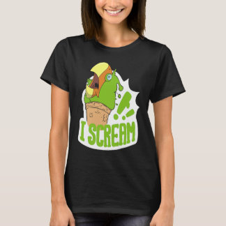 I Scream Ice Cream Parrot Screaming for Cockatiels T-shirt
