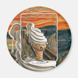 I Scream Ice crème Magneet