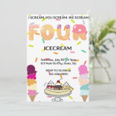 I scream, you scream, we all scream four icecream kaart (Staand voorkant)