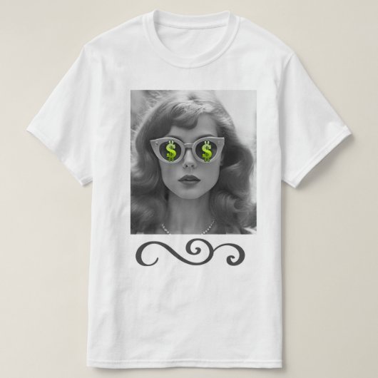 I see money lady t-shirt (Design voorkant)