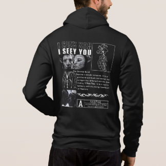 "I See You" Zielverbinding Kunst - Minimalistische Hoodie
