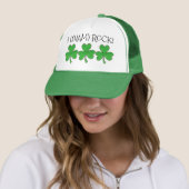 I (Sham) Rock Lucky Irish Green Shamrock Clover Trucker Pet (In situ)