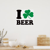 I Shamrock Beer Poster (Keuken)