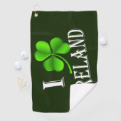 I Shamrock Ierland bij gtcnt Golfhanddoek (Insitu)