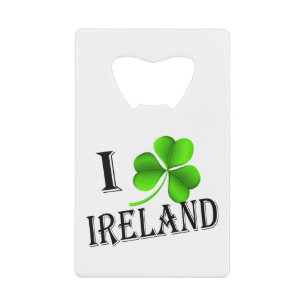 I Shamrock Ireland bk bocnt Kredietkaart Flessenopener