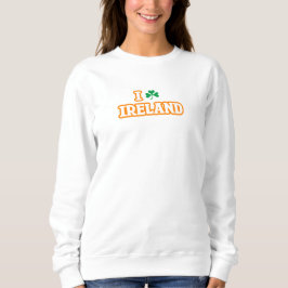 "I [SHAMROCK] IRELAND" Vrouwen Sweatshirt