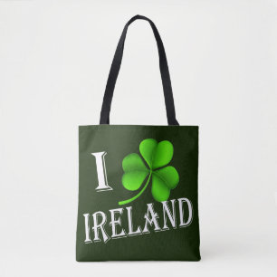 I Shamrock Ireland wt stcn Draagtas
