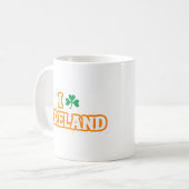 "I [SHAMROCK] IRLANDE" Mug (Devant gauche)