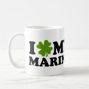 I (shamrock) Mijn M A R I N E Koffiemok