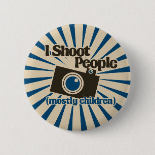 I Shoot People Ronde Button 5,7 Cm