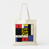 I Shop Shopping Day Budget Tote Bag (Dos)