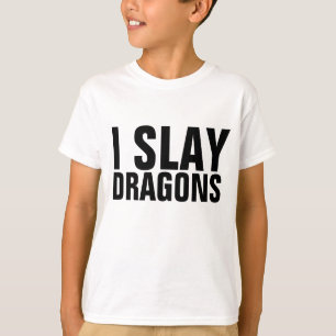 I SLAY DRAGONS T-Shirts Hommes garçons