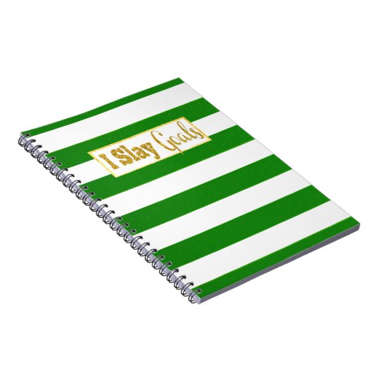 I Slay Goals notebook Notitieboek (Rechterzijde)