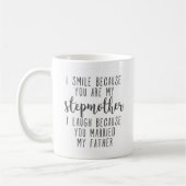 I Smile parce que tu es ma belle-mère Gift Mug (Gauche)