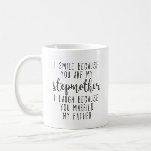 I Smile parce que tu es ma belle-mère Gift Mug (Gauche)