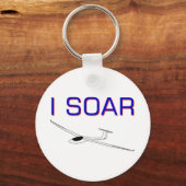 I SOAR zweefvliegtuigen Sleutelhanger (Voorkant)