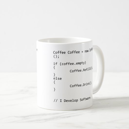 I Software ontwikkelen Koffiemok (Voorkant rechts)