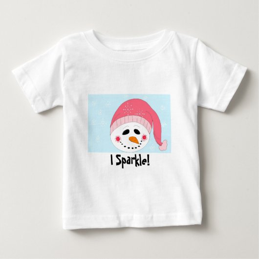 I Sparkle Snowman met Roze Toque (Voorkant)