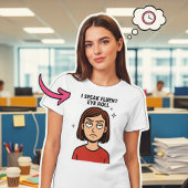 I Speak Fluent Eye Roll – Funny Minimalist Pop Art T-shirt