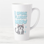 I Speak Meow tasse de café 15oz (Droite)