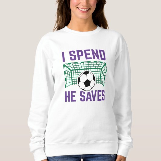 I Spend He Saves Trui (Voorkant)