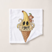 I split, cute banana ice cream (Gant de toilette)