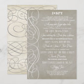 I Spy Heart Typographie Photo Réception Cartes de  (Devant / Derrière)