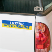 I Stand With Oekraïne Bumpersticker (Op Truck)