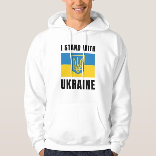 I Stand With Oekraïne Hoodie (Voorkant)