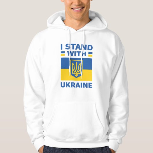 I Stand With Oekraïne Hoodie (Voorkant)