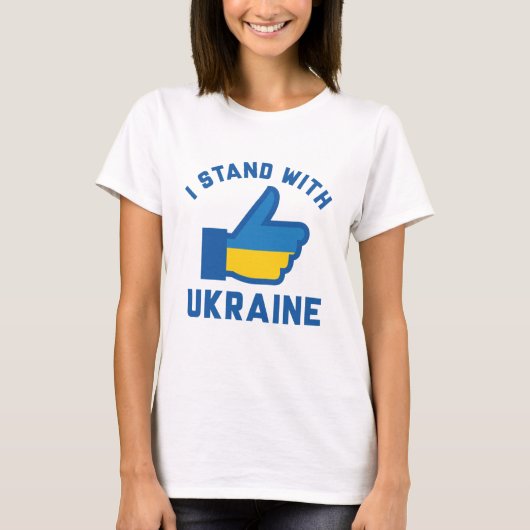 I Stand With Oekraïne T-shirt (Voorkant)