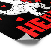 I Steal 67 Hearts T-rex Six Seven Valentines Day B Poster (Hoek)