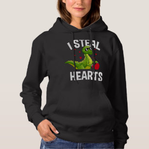 I Steal Hearts Dinosaur Valentijnsdag for Baby Bo Hoodie