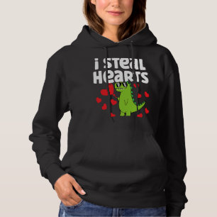 I Steal Hearts Dinosaur Valentijnsdag for Baby Bo Hoodie