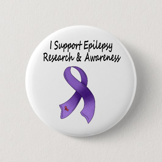 I STEUN Epilepsy Research Ronde Button 5,7 Cm (Voorkant)