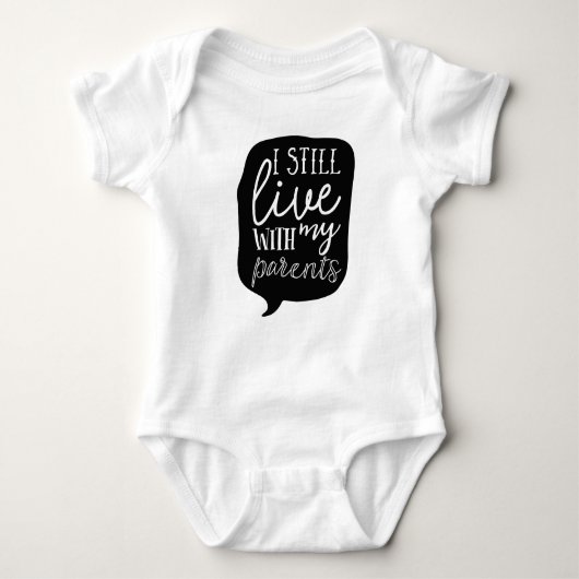 I still live with my parents romper (Voorkant)