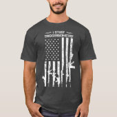 I Study Triggernometry Funny Pistool Pro Pistolen T-shirt (Voorkant)