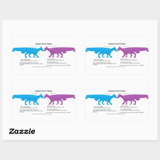 I Support Cera's Goal Sticker (Vel)