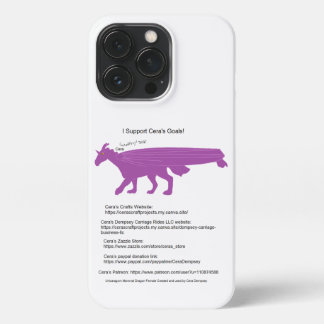 I Support Cera's Goals phone case iPhone 13 Pro Hoesje