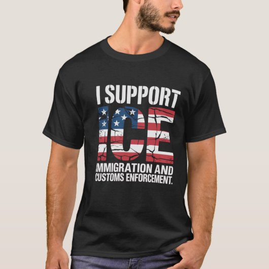 I Support ICES T-shirt (Voorkant)