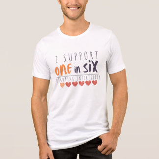 I Support One in Six_BFA kleur Tri-Blend Shirt