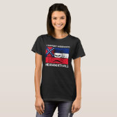 I support Proud Mississippi and Texas Neanderthals T-shirt (Voorkant volledig)