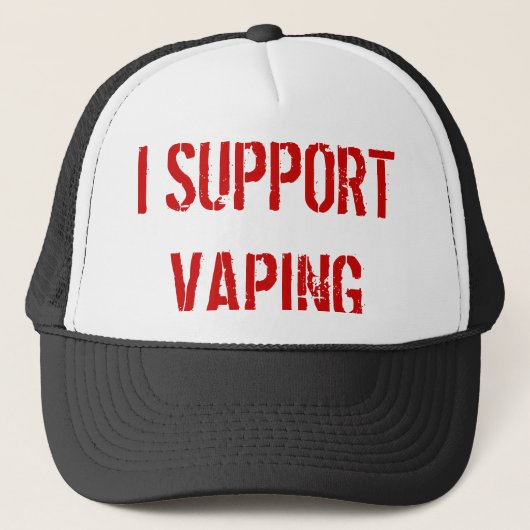 I SUPPORT VAPING TRUCKER PET (Voorkant)