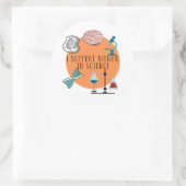 'I support women in science' sticker - pakket van  (Tas)