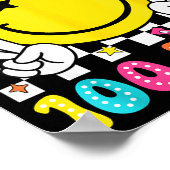 I Survived 100 Days Of School Boys Kids 100th Day  Poster (Hoek)