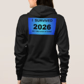 I Survived 2026 Hoodie (Achterkant)